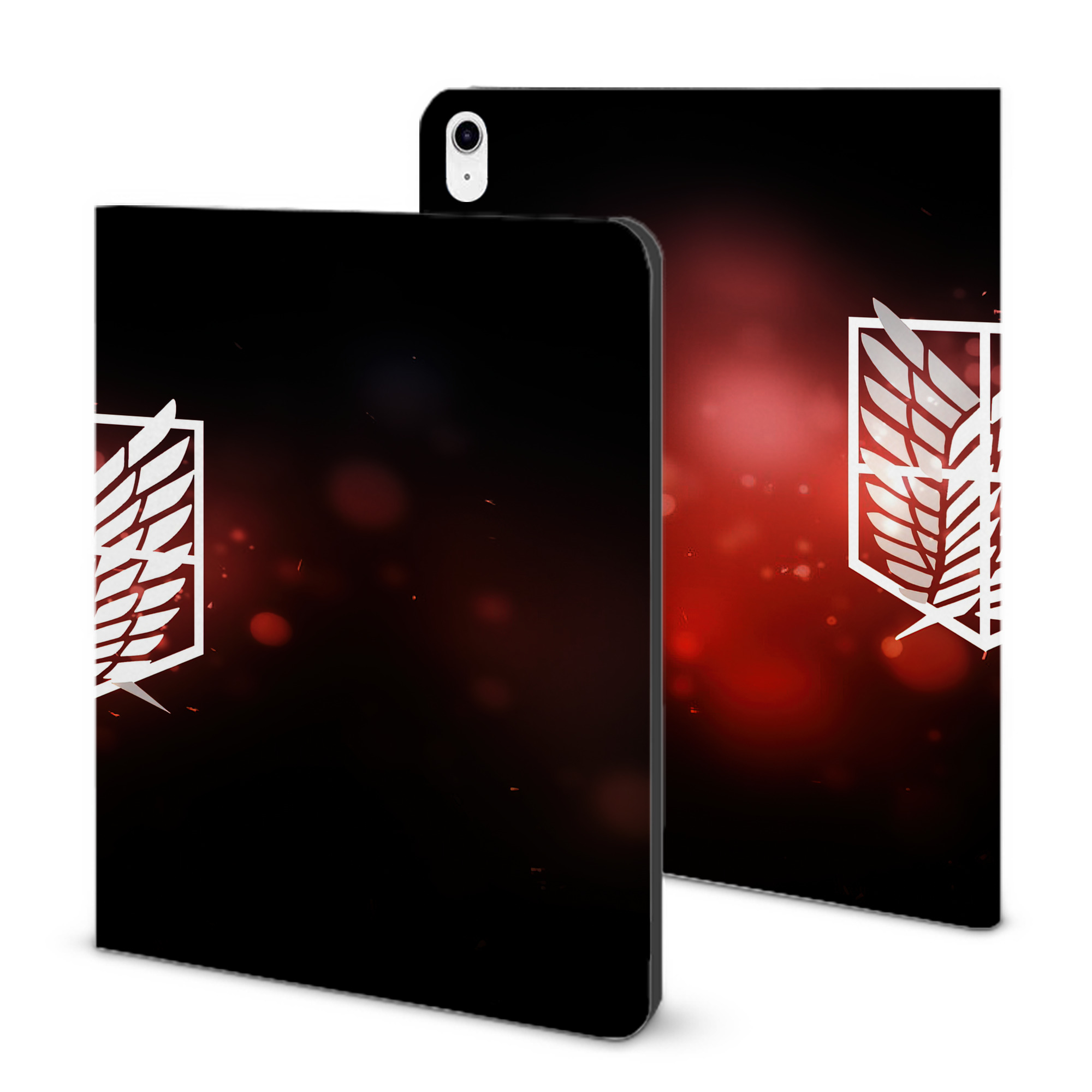 （画像用） 進撃の巨人 Attack on Titan IPad ケース ブック型 PUレザー TPU 耐衝撃 軽量 薄型 ペン収納なし 全面保護 IPad 各モデル対応